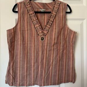 Boho Plus Size Tank - Jessica